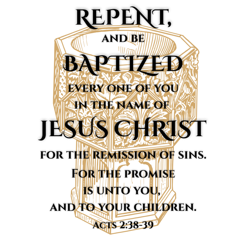 Repent and be Baptized